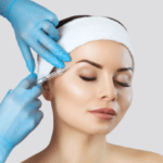 Rejuvenating facial injections procedure for tightening and smoothing wrinkles